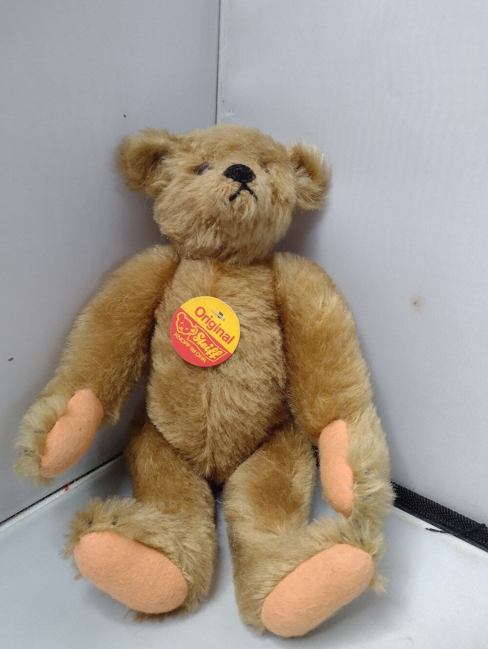 Vintage Steiff Margaret Woodbury Strong Museum Bear 9” Jointed Plush 1904 A8